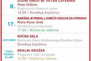 Oktober v knjižnici
