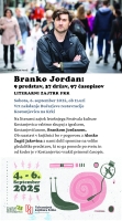 Branko Jordan: 9 predstav, 37 držav, 97 časopisov, LITERARNI ZAJTRK FKK