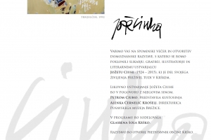 Jože Ciuha - spominski večer