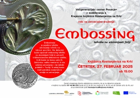 Embossing, tehnika na aluminijasti foliji