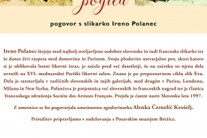 Uročen pogled, pogovor s slikarko Ireno Polanec