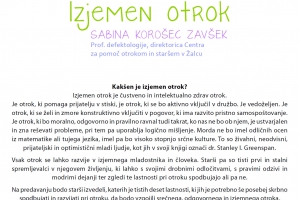 Izjemen otrok - predavanje
