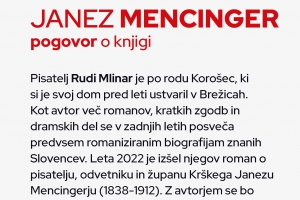 Janez Mencinger - pogovor o knjigi