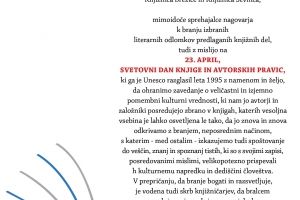 Literarna razstava v parku