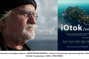 Filmsko-literarni večer z Matetom Dolencem in Miho Čelarjem