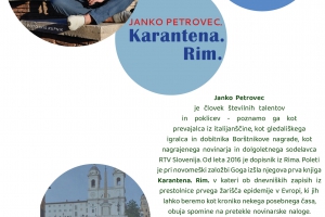 Karantena. Rim: in Janko Petrovec v Kostanjevici