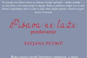 Pisava ne laže, predavanje