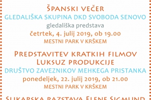 Poletni večeri v parku 2019