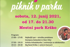 Družinski piknik v parku