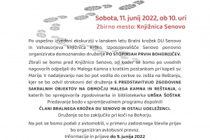 Po stopinjah prvih Bohor(i)čev - domoznanski izlet