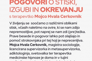 Pogovori o stiski, izgubi in okrevanju