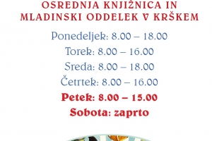 Poletni obratovalni čas knjižnice