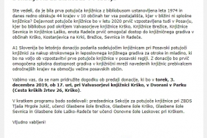 Posavska potujoča knjižnica se predstavi