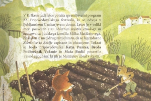 Pravljice iz Rezije, pripovedovalski večer za odrasle