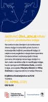 SKRIVNO ŽIVLJENJE KRAV pogovor, predstavitev knjige