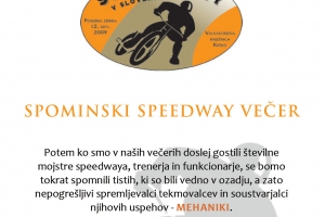 Spominski speedway večer 2018
