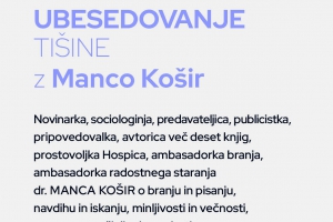 Manca Košir, pogovor v Kostanjeviški knjižnici