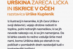 Razstavica Urške Kuplenik v kostanjeviški knjižnici