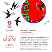 Žive besede: Duo Keke - koncert