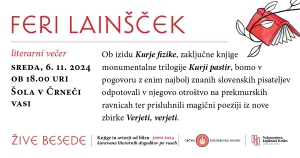 ŽIVE BESEDE: Feri Lainšček