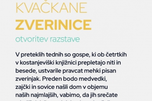 Kvačkane zverinice - razstava