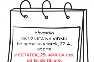 Izpsojevališče VIDEM odprto v četrtek 