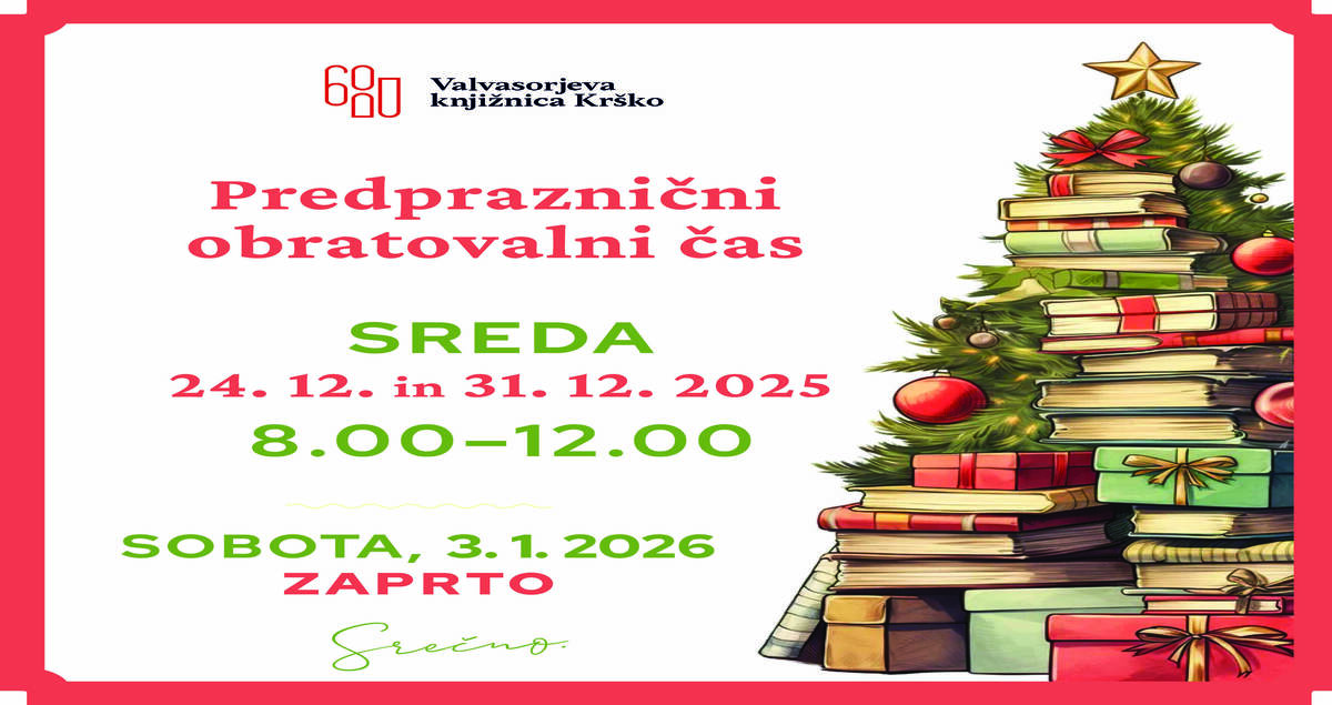 Predpraznični obratovalni čas