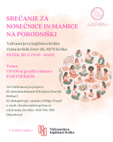 SREČANJE ZA NOSEČNICE IN MAMICE NA PORODNIŠKI