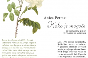 Anica Perme, literarni večer