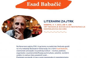 Literarni zajtrk z Esadom Babačićem