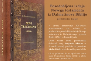Posodobljena izdaja Novega testamenta, predstavitev knjige