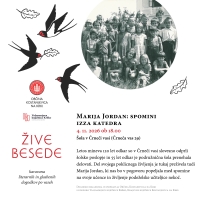 ŽIVE BESEDE: MARIJA JORDAN: SPOMINI IZZA KATEDRA - pogovor